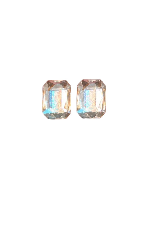 Minimalist Crystal Stud Earrings