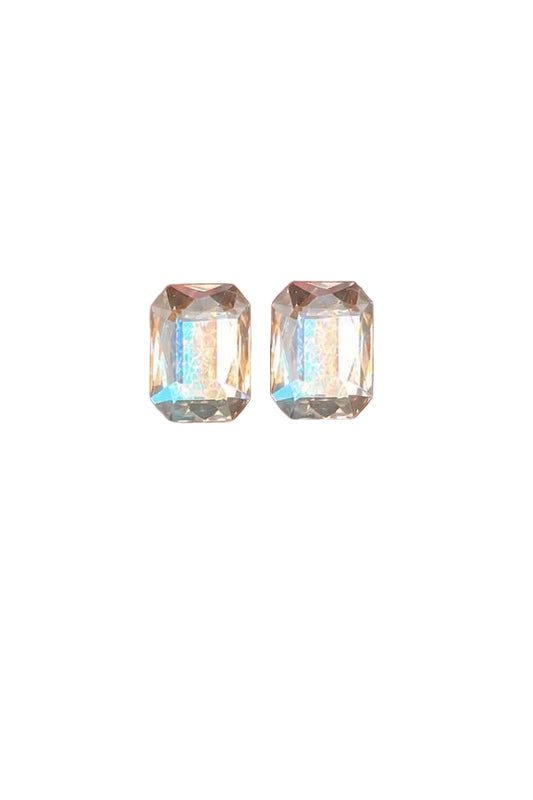 Minimalist Crystal Stud Earrings