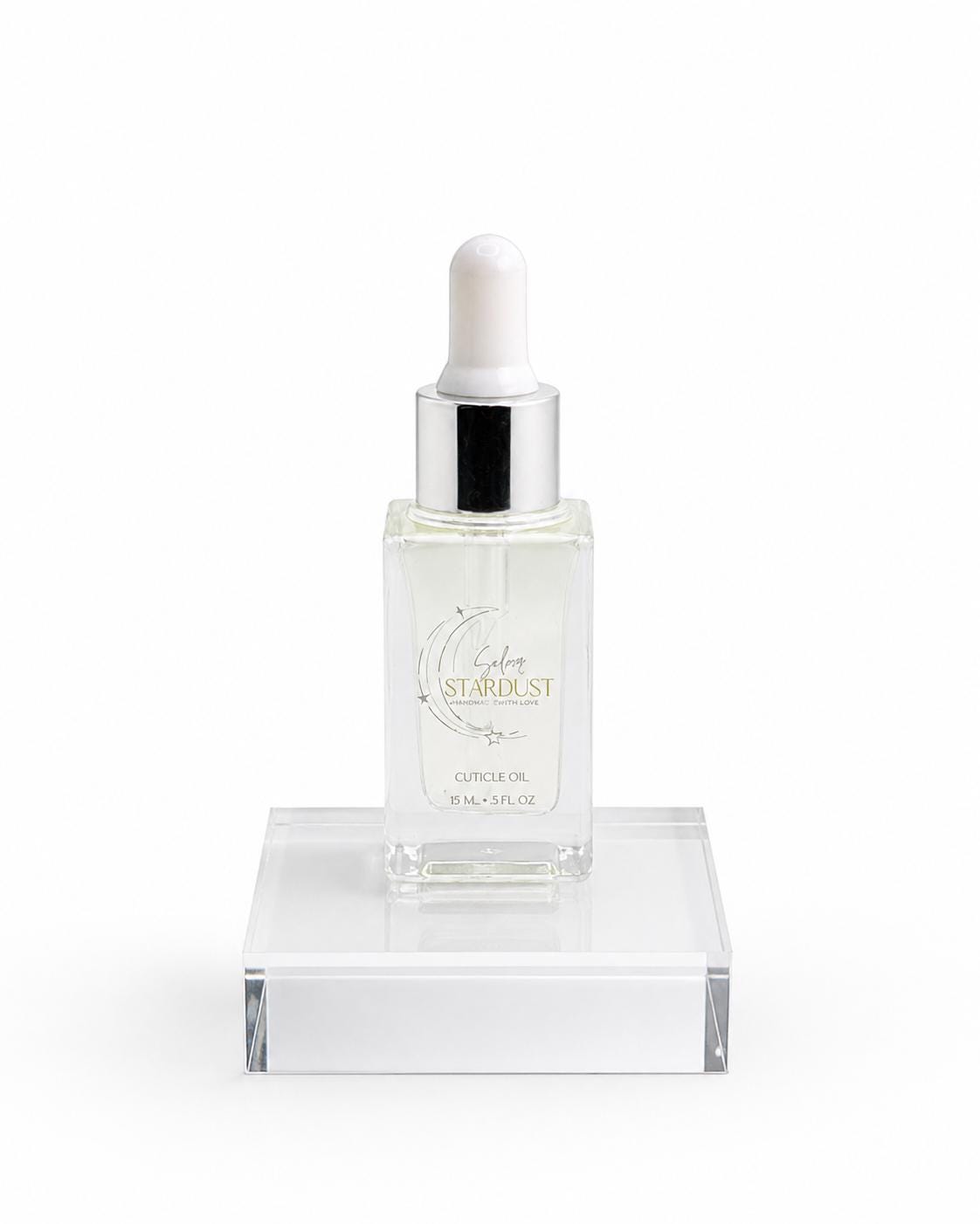 Silver Stardust Cuticle Oil: Nourishing, Hydrating Nail Treatment (15 mL)