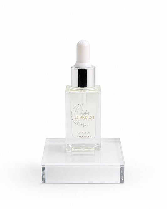 Silver Stardust Cuticle Oil: Nourishing, Hydrating Nail Treatment (15 mL)