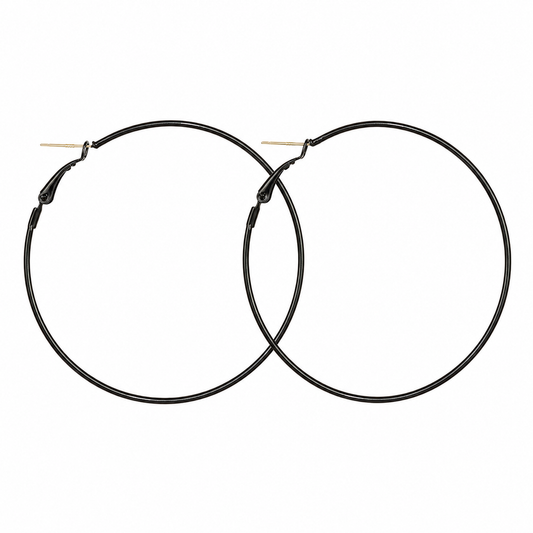Neon Yellow Hoops