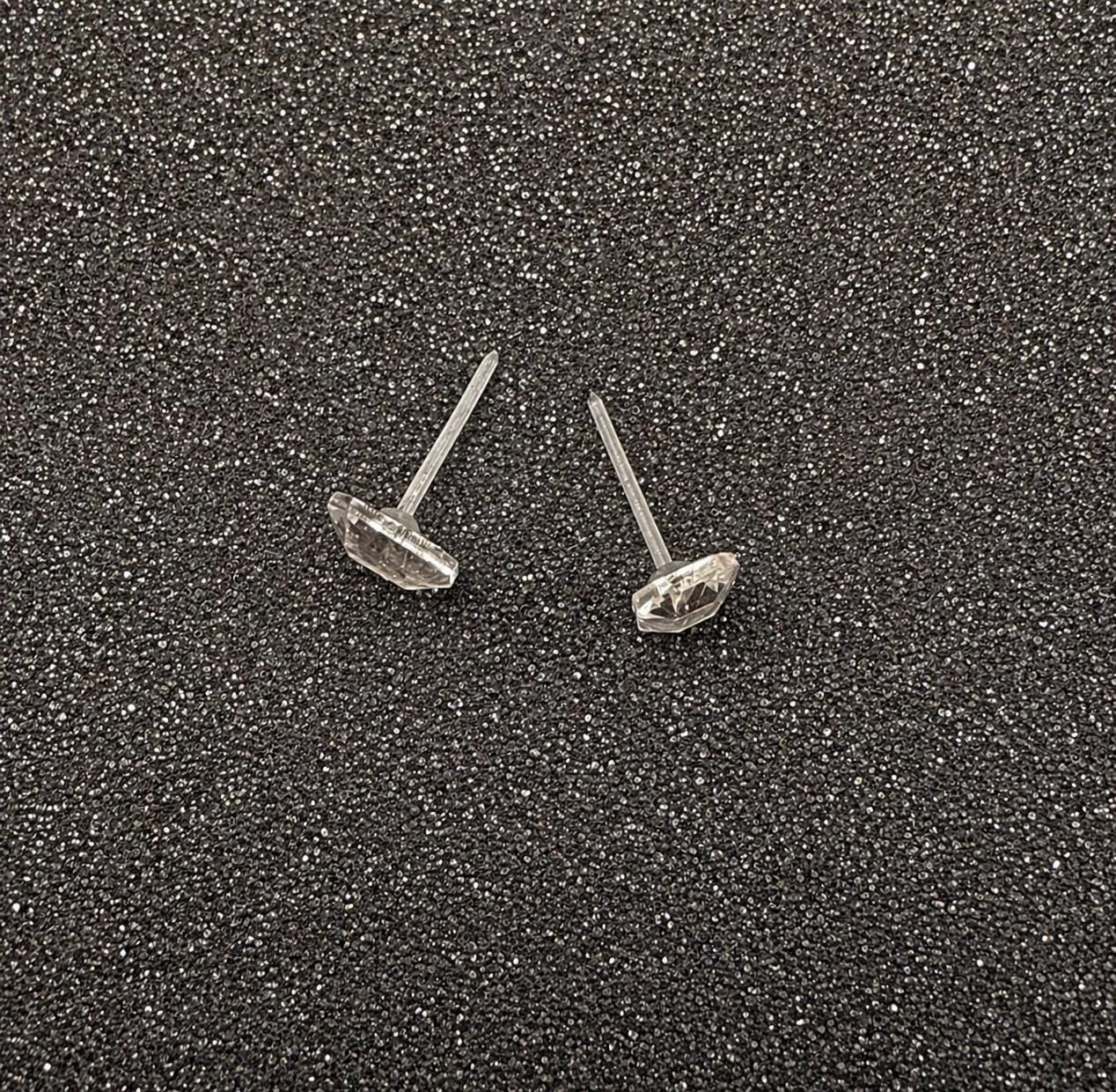 Minimalist Crystal Stud Earrings